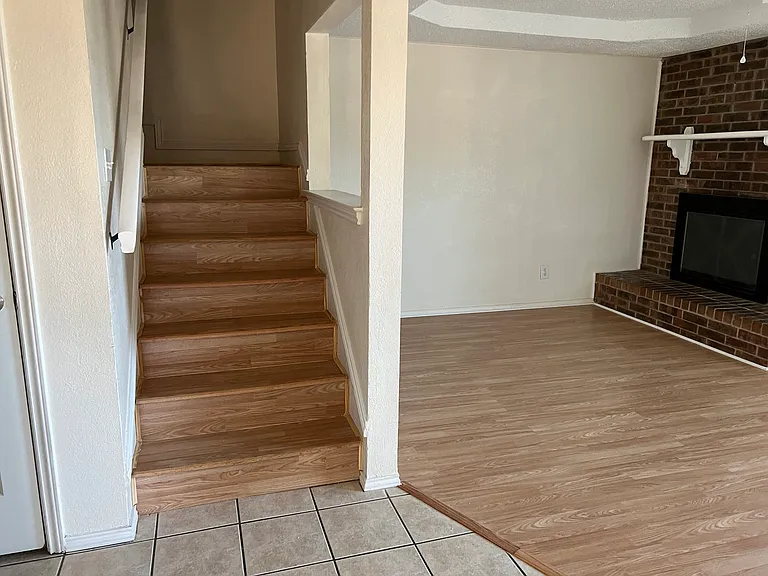 Upstairs has all bedrooms and 2 baths 
and separate HVAC for energy efficiency!