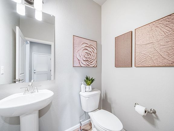 Powder bathroom of Triumph floorplan