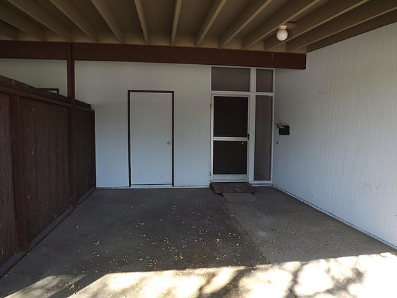 Deep Carport w/locking Storage Closet