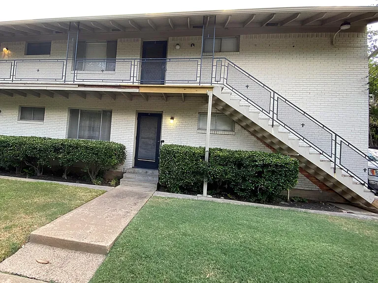 front of the building