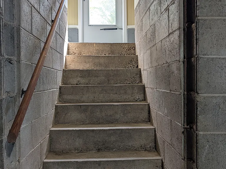 Basement steps