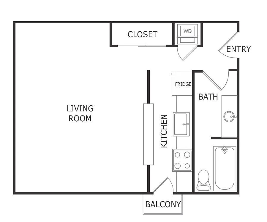 Floor plan STUDIO
