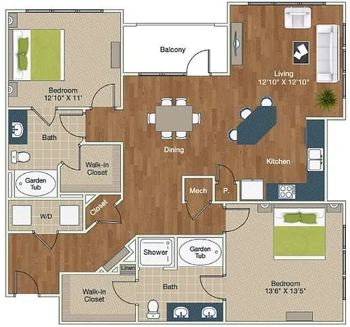Floor plan B2