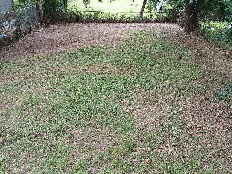 Grass seed being added.