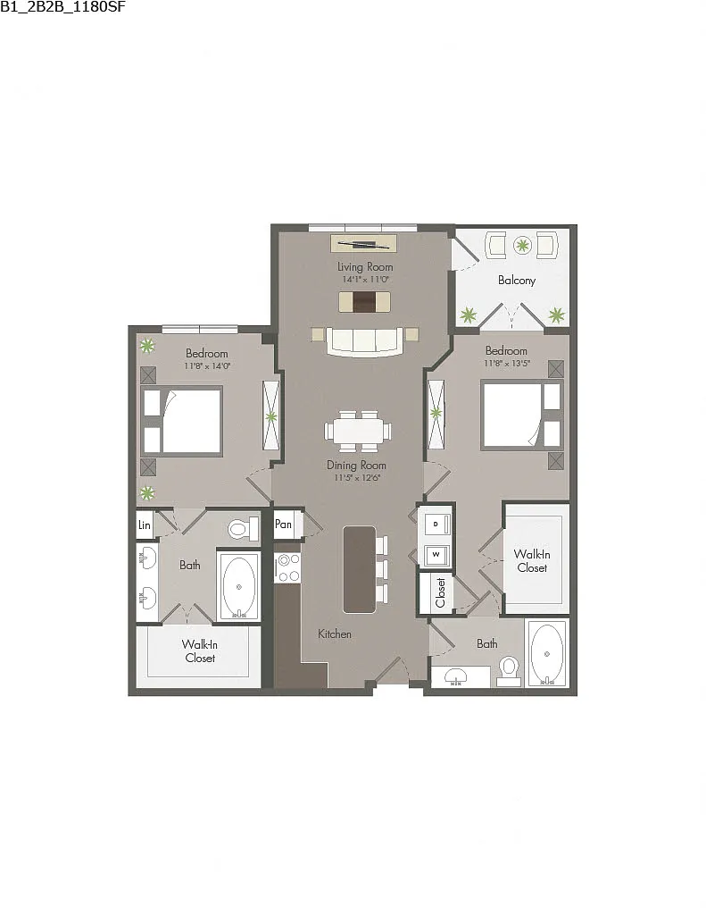 Floor plan B1