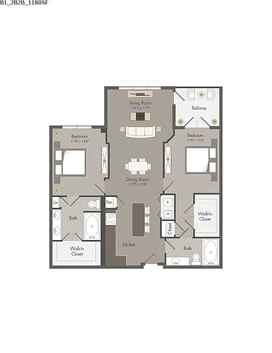 Floor plan B1