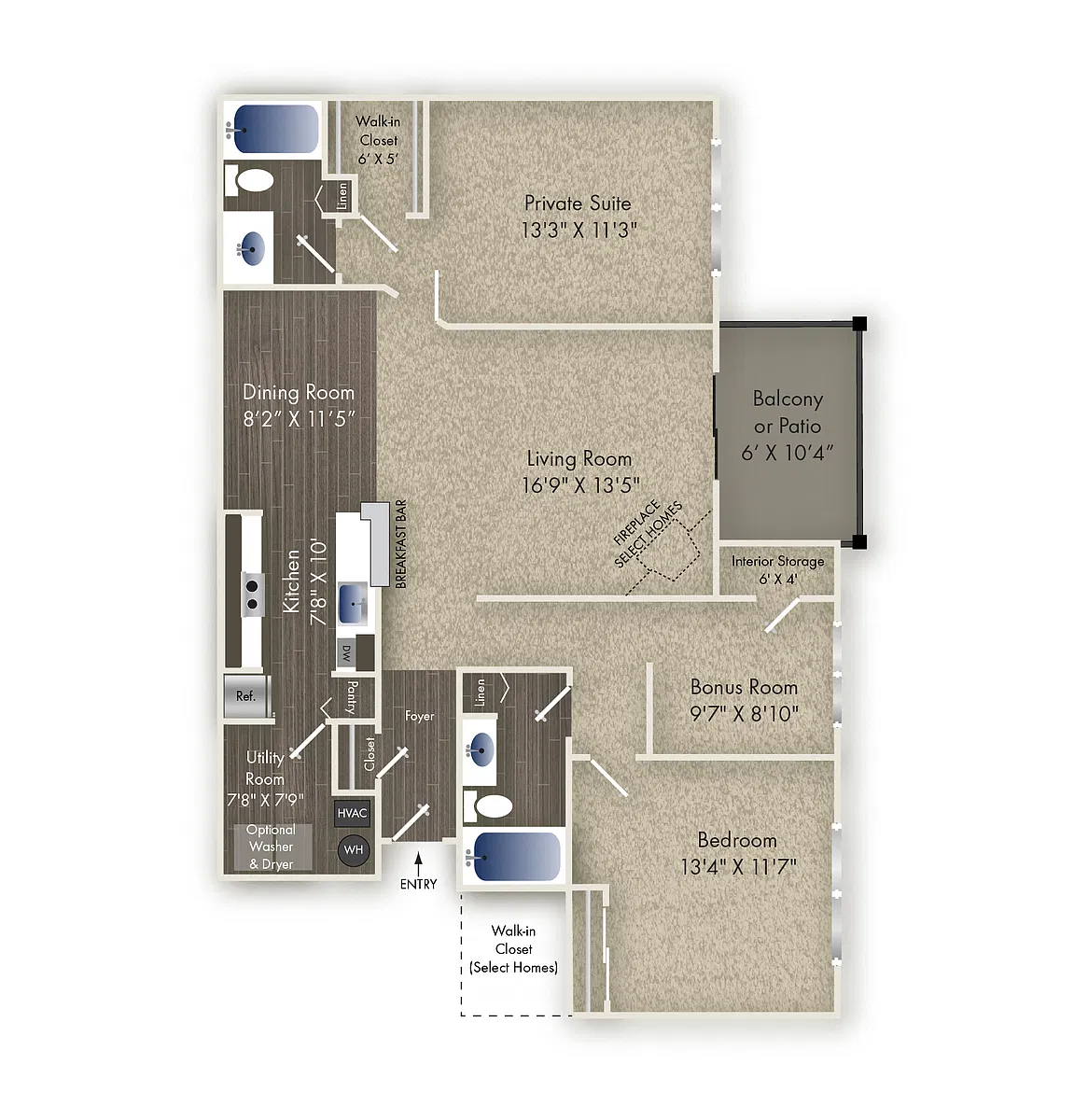 Floor plan Galteau