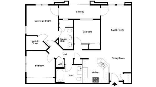 Floor plan Palladio B