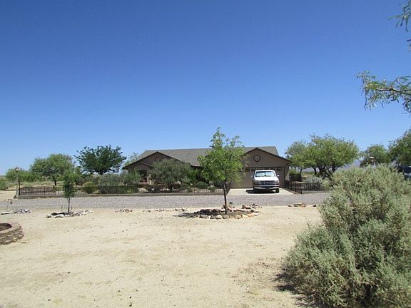 Looking from drive to house