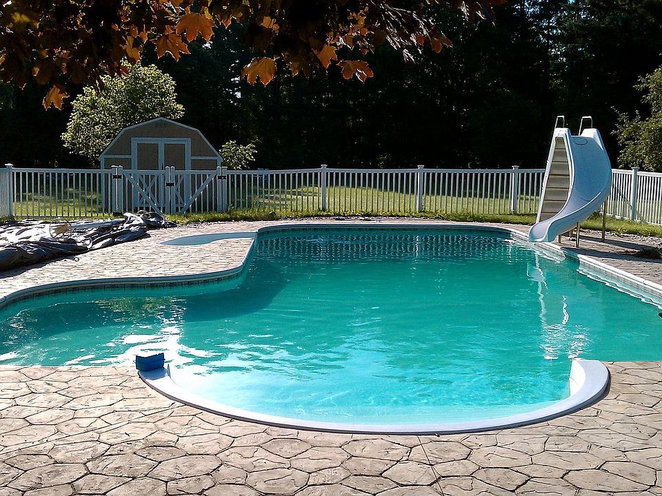 Inground Pool with Slide