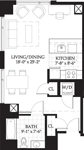 Floor plan Asteria-Studio (2)