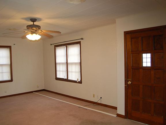 Nice solid rustic doors and wood work! Looking at the front