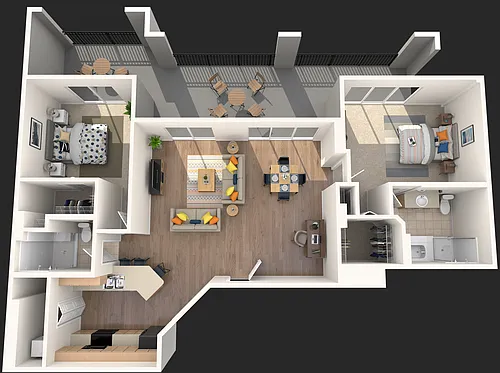 Floor plan Monaco