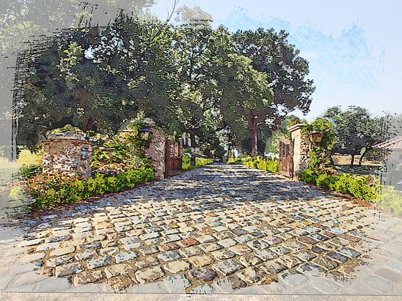 Artist Rendering of drivway