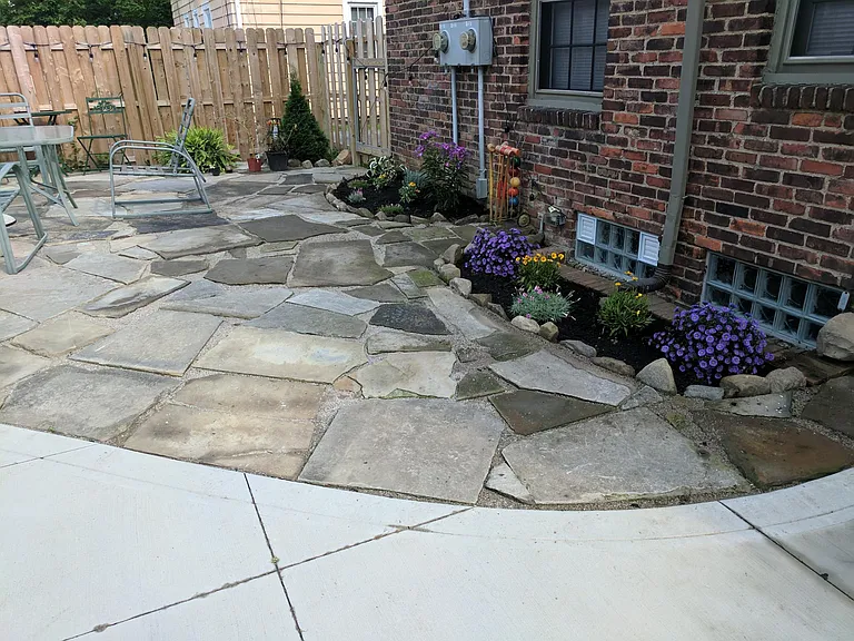 Backyard patio
