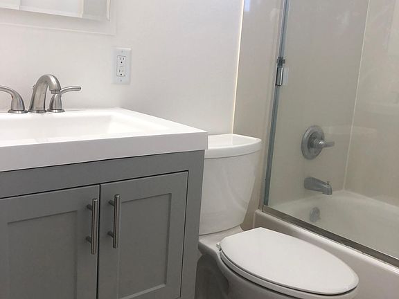 SHOWER OVER TUB WITH GLASS ENCLOSURE