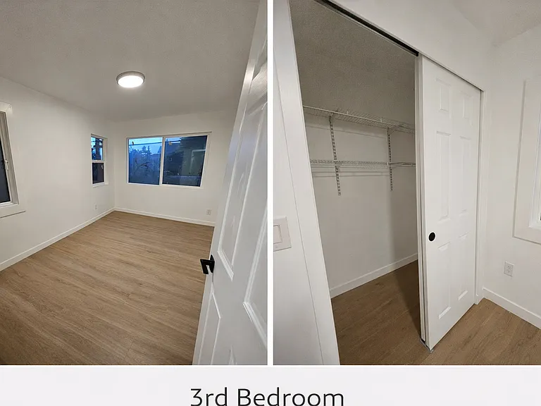 3rd bedroom + closet