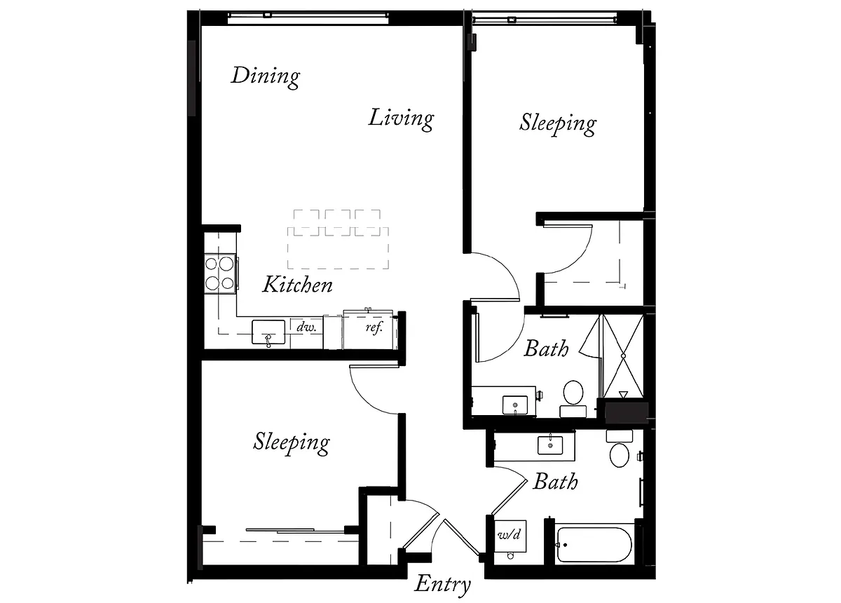 Floor plan B12