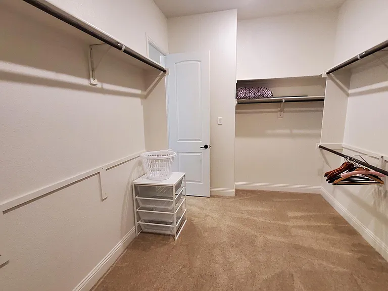 Master closet for her fits 2 beds