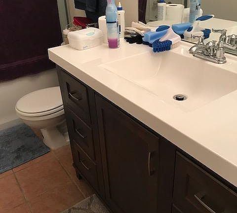 Upgraded bathroom