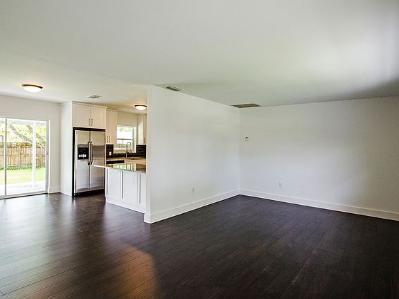 Living, dining and kitchen