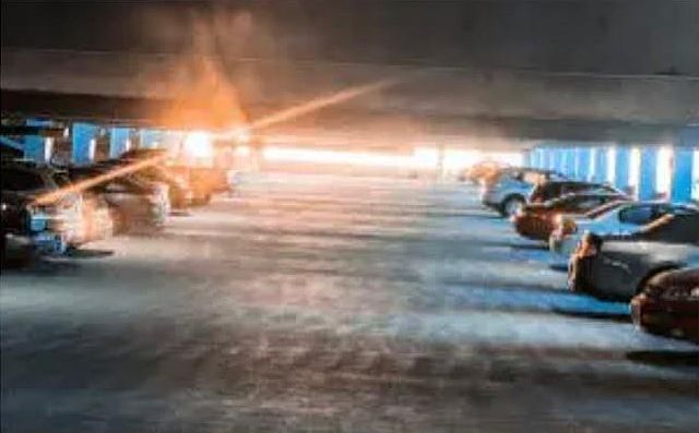 Secure garage parking with assigned space and secure assigned large storage locker in the garage as well