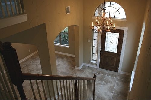 Front entry with formal dining to the left