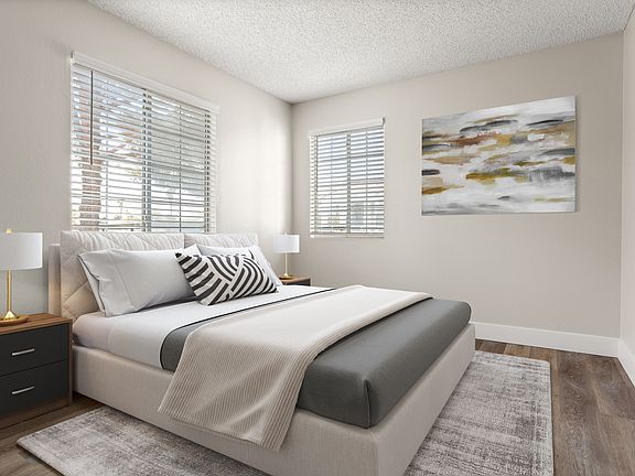 Retreat to a bedroom built for relaxation.