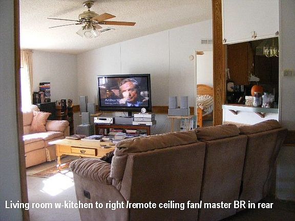 living room: Plasma not included