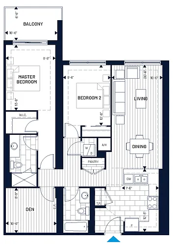 Floor plan Piccadilly