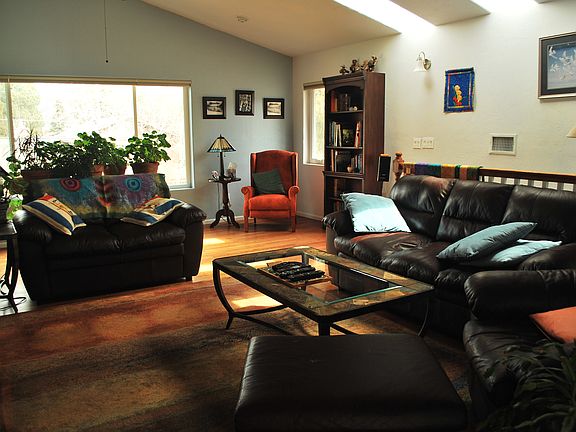 great room with skylights