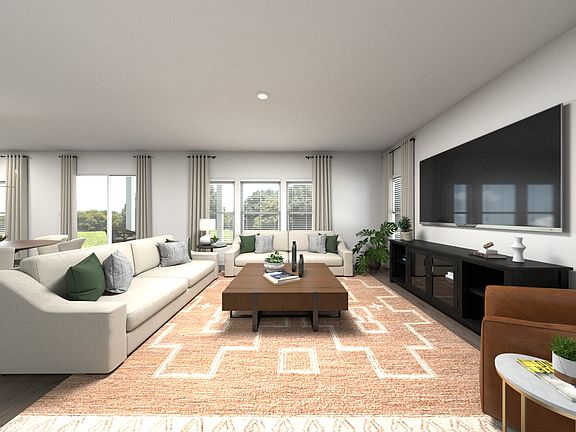 Virtually Staged Living Room