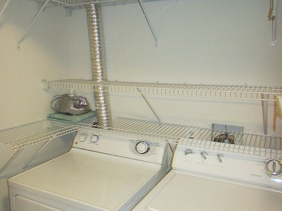 Washer and Dryer Shelving