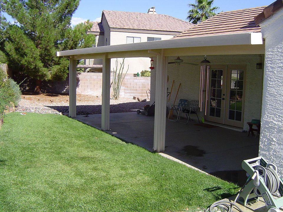 Rear of the house