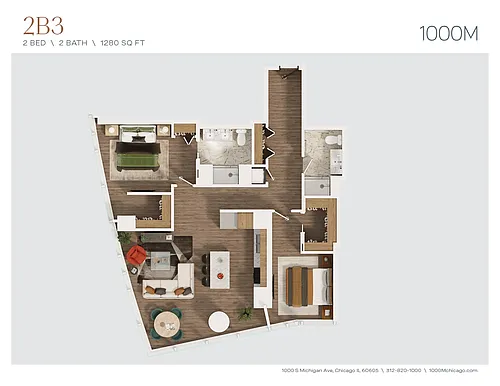 Floor plan 2B3