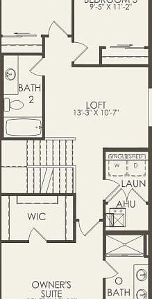 Second Floor 3 br 2.5 ba