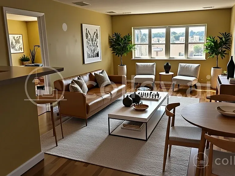 Living room (virtual staging)
