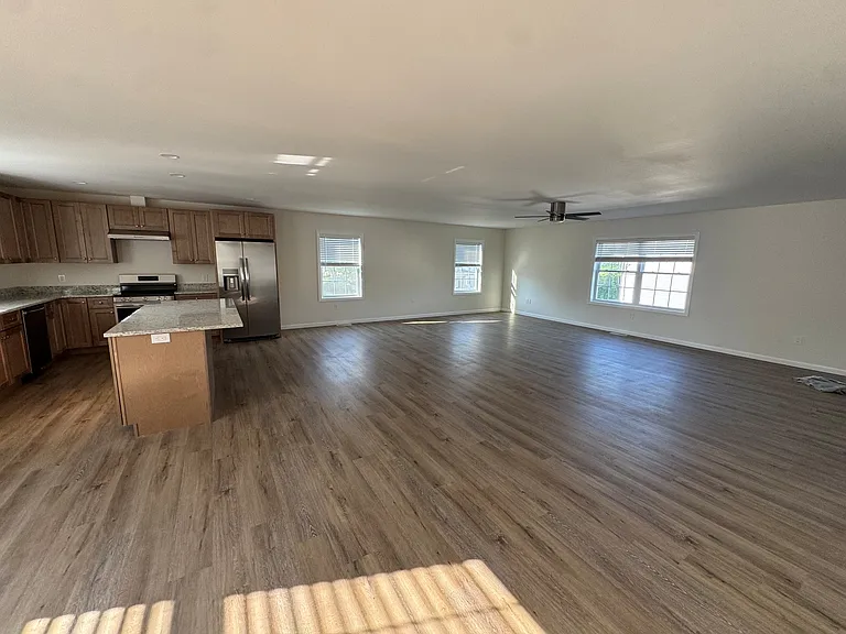 Living Room - Open Concept with Kitchen