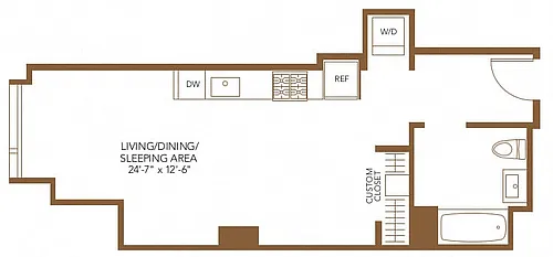 Floor plan Studio