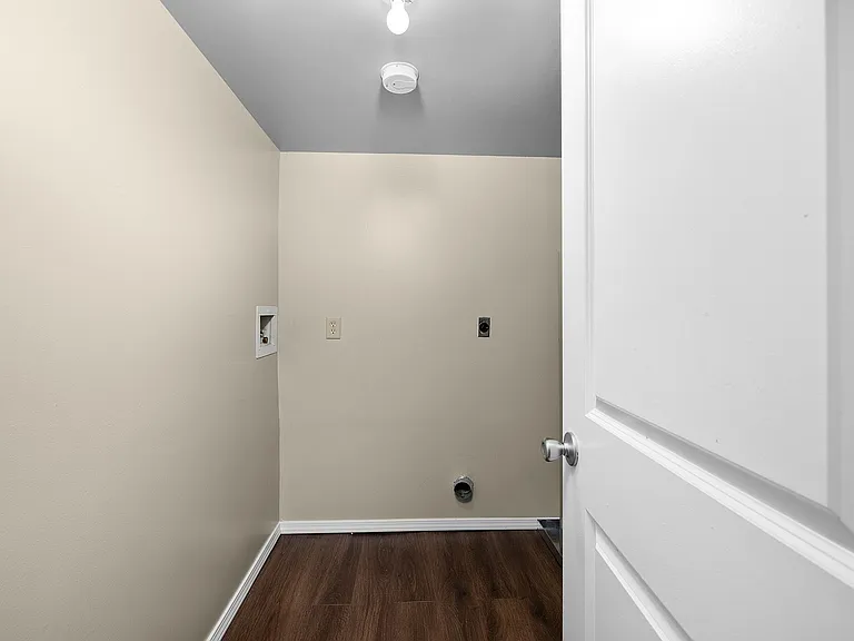 Two Bedroom Utility Room with Full Size Washer and Dryer Connections