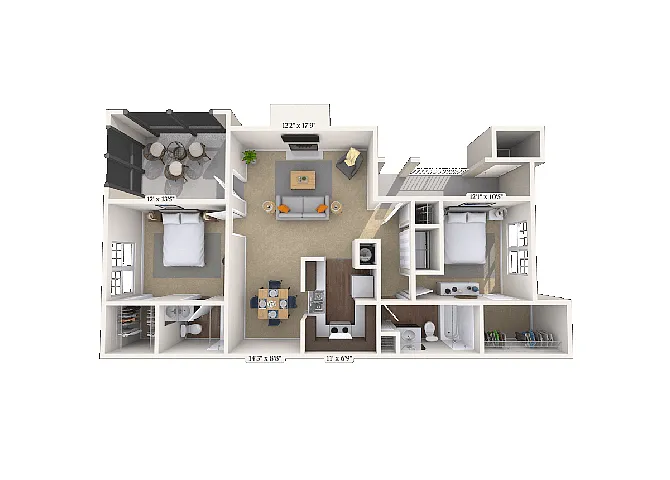 Floor plan Buck II