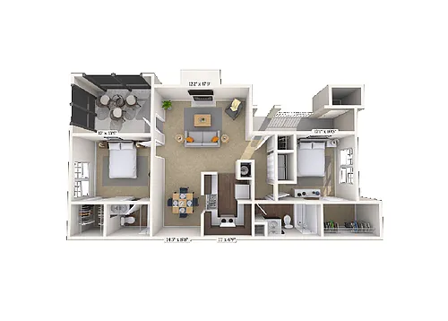 Floor plan Buck II