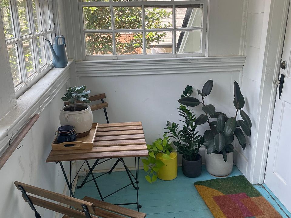 Porch outside of front door.