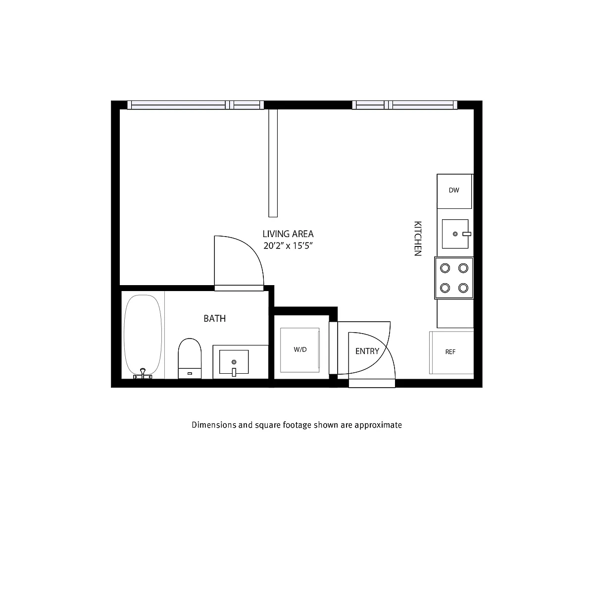 Floor plan Studio C