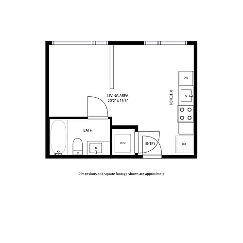 Floor plan Studio C