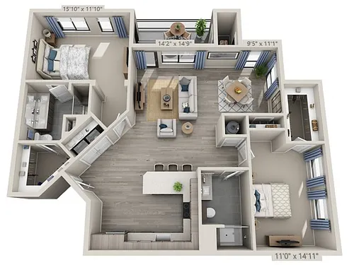 Floor plan C4