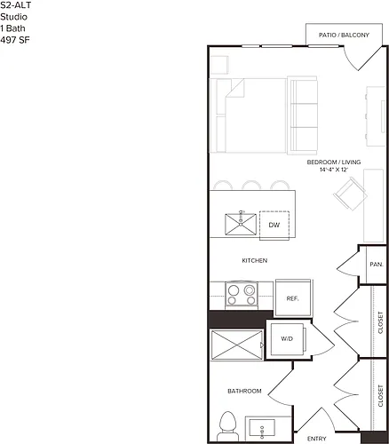 Floor plan S2-ALT