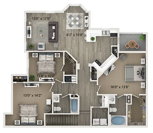 Floor plan C2