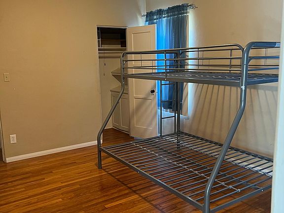 Bedroom #2 (bunkbeds frame included without mattresses--twin on top, full on the bottom)