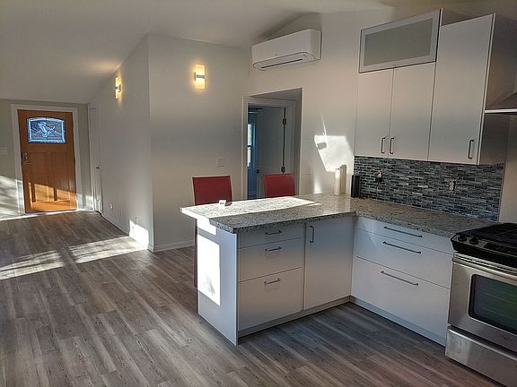 Spacious bar and cabinets